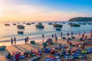 Romantic Sunset at Mui Ne Fishing Village Jeep Tour