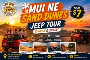Mui Ne Sand Dunes Jeep Tour: Sunrise & Sunset From $7