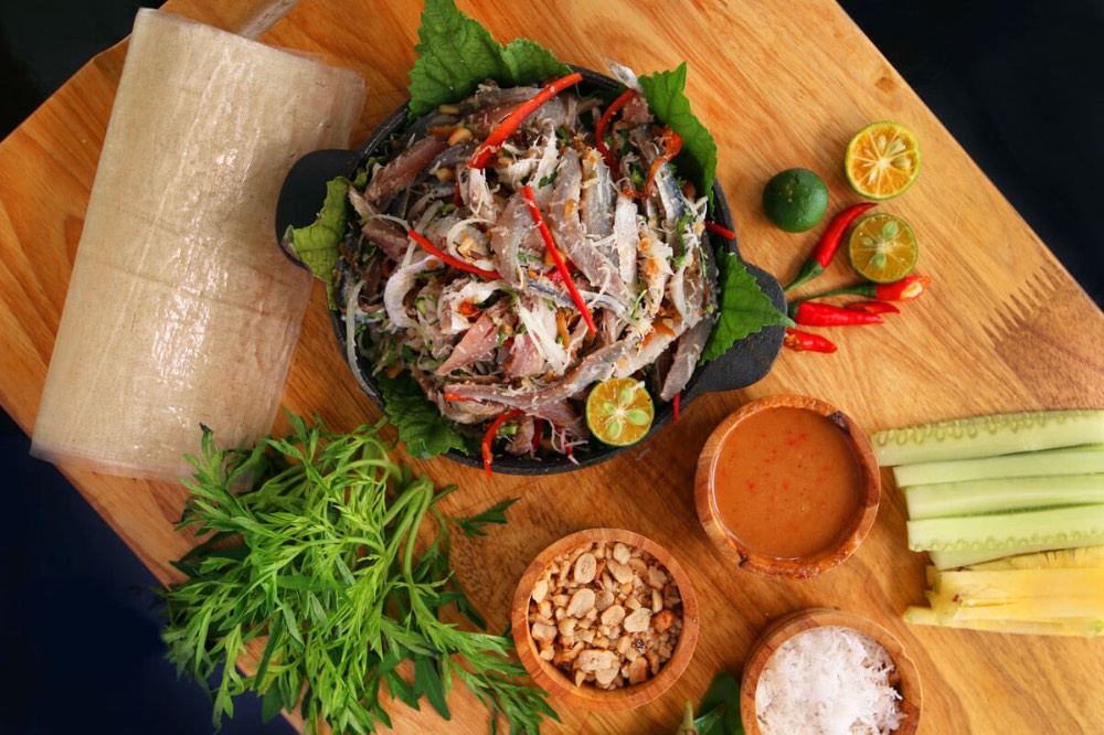 Hero image below the intro — spread of Mui Ne specialty dishes