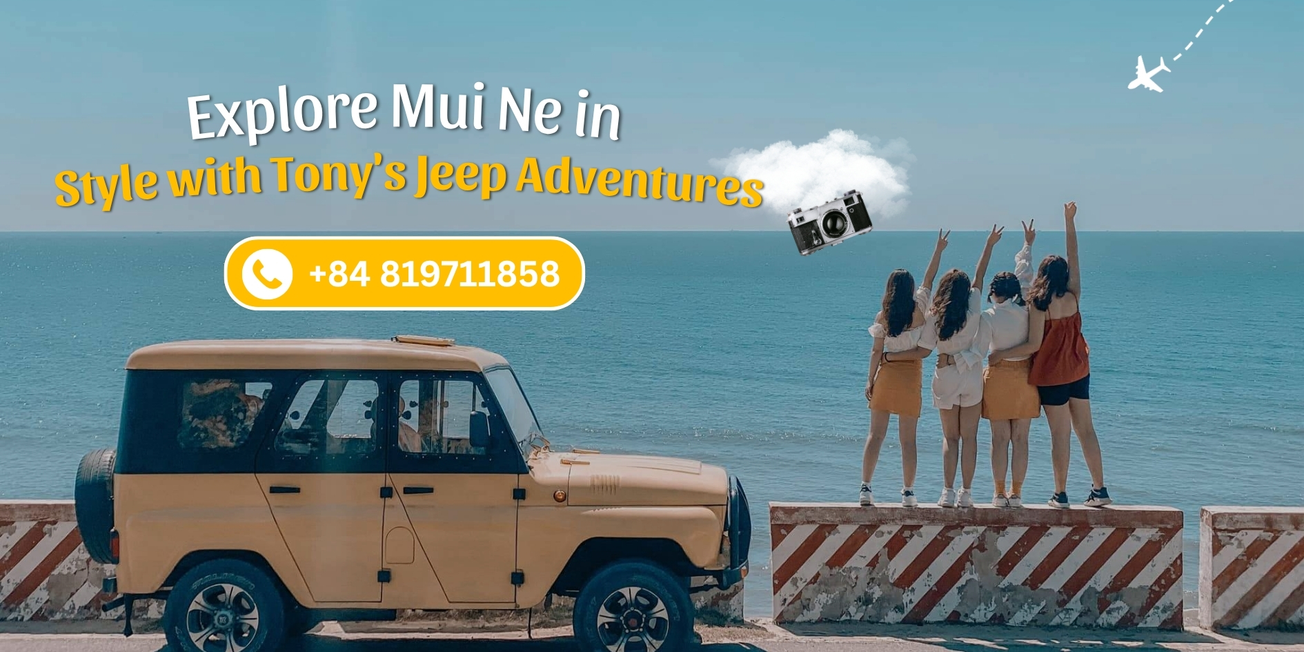 Mui Ne Jeep Tour | White Sand Dunes Tour from $7 | Book Now, Pay Later/ Free Cancellation